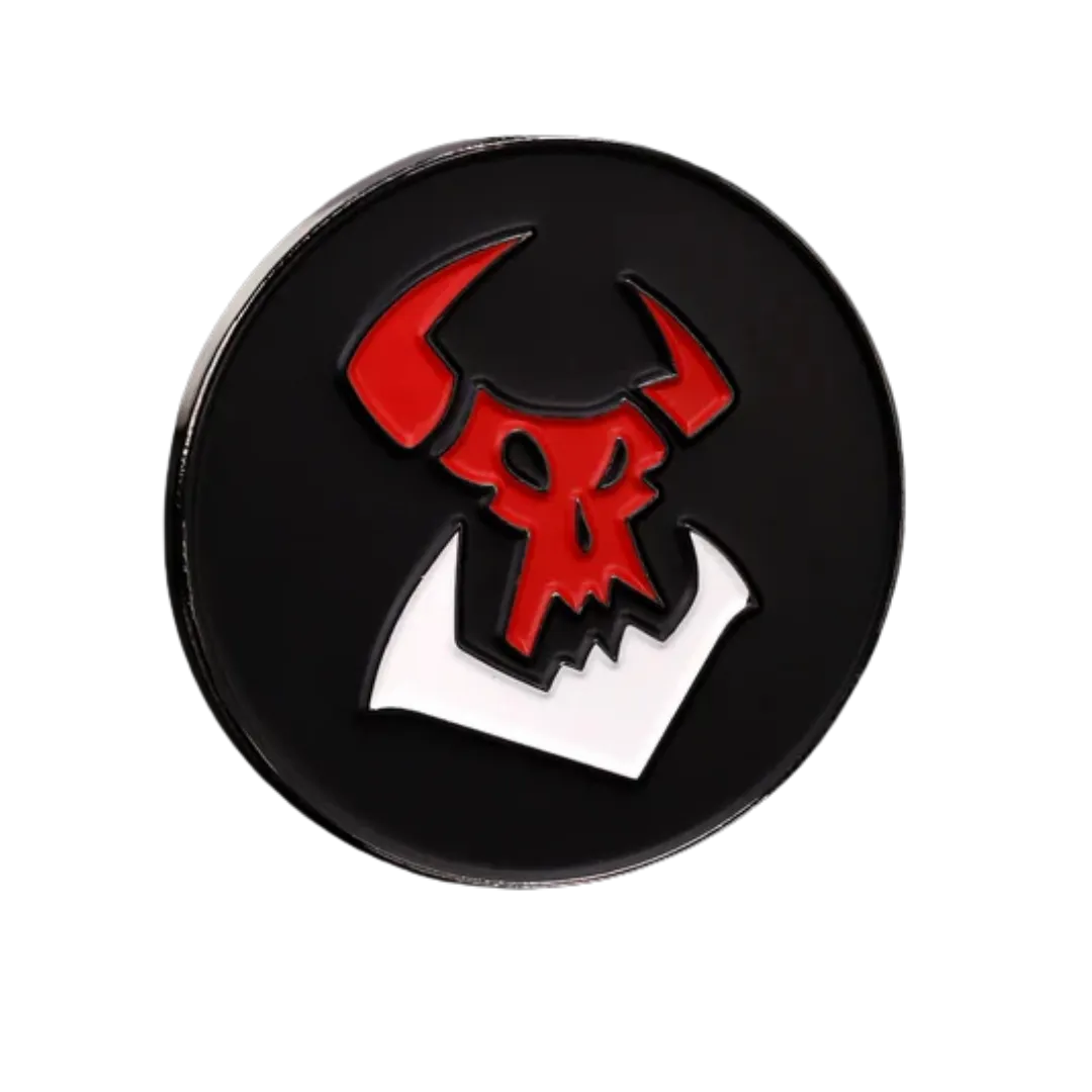 40mm Metal Coin - Black Orc-Baron of Dice-Radaddel