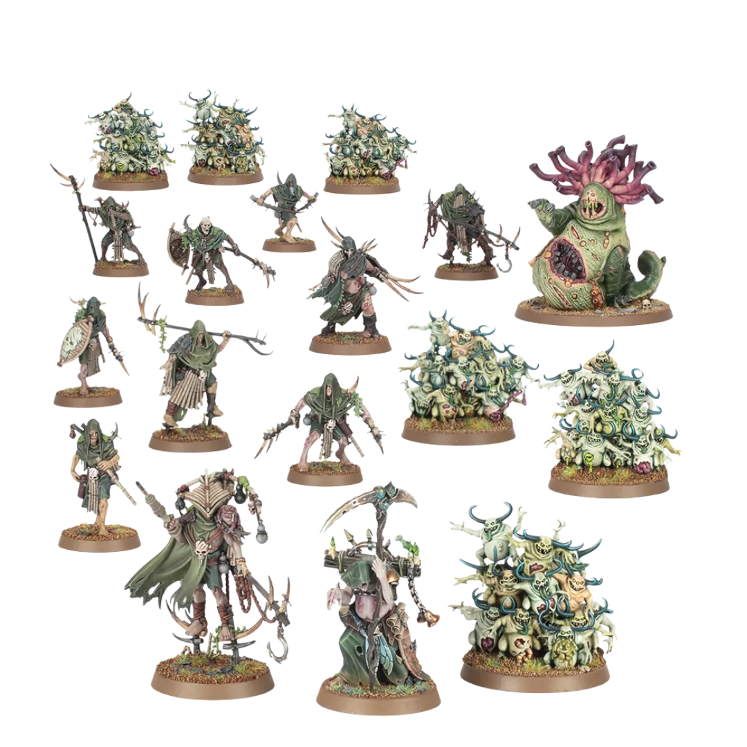 Maggotkin of Nurgle: Bubonic Cell Spearhead-Games Workshop-Radaddel