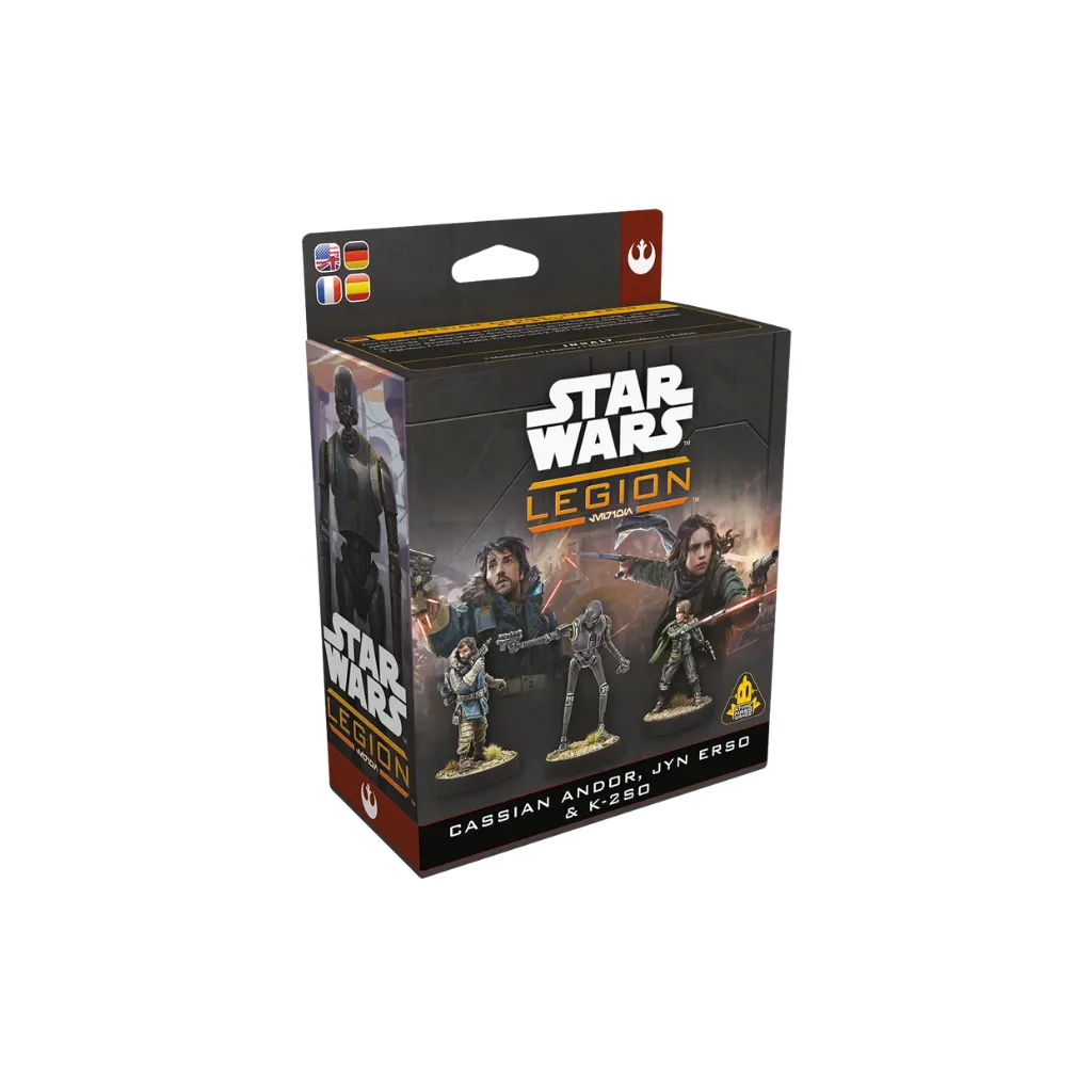 Star Wars: Legion - Cassian Andor, Jyn Erso & K-2SO-Atomic Mass Games-Radaddel