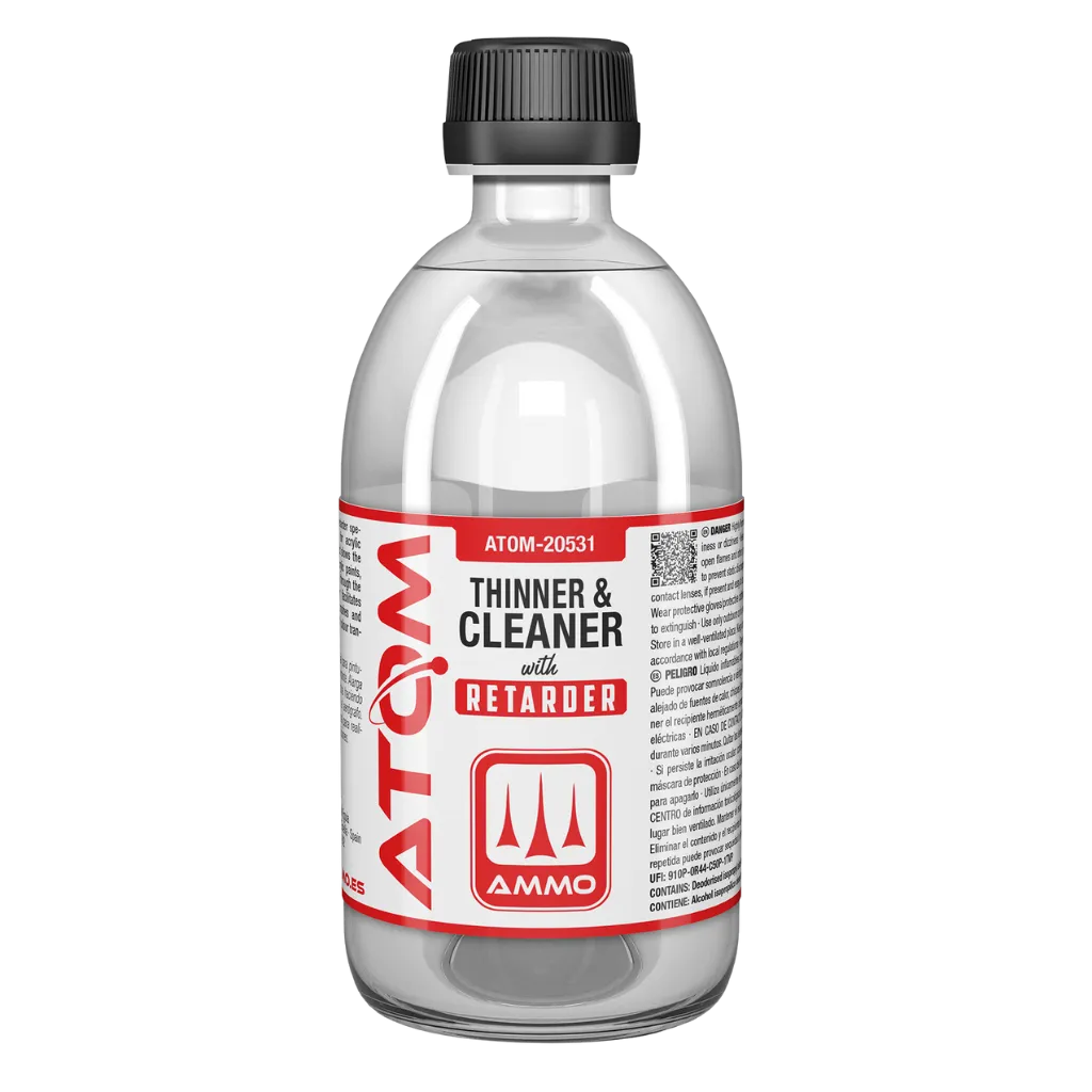 ATOM Thinner and Cleaner with Retarder (500ml)-Mig Jimenez-Radaddel