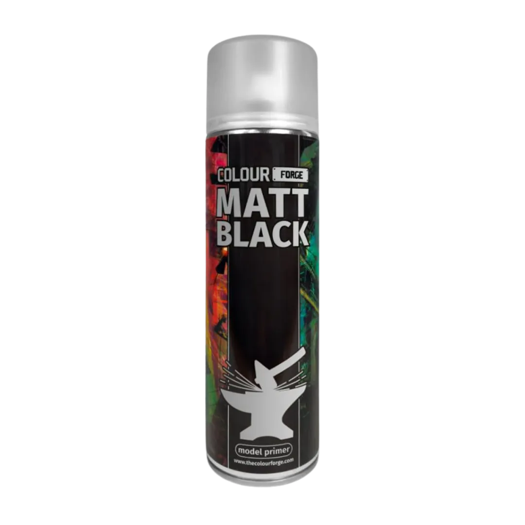 Colour Forge Spray: Matt Black (500ml)-The Colour Forge-Radaddel