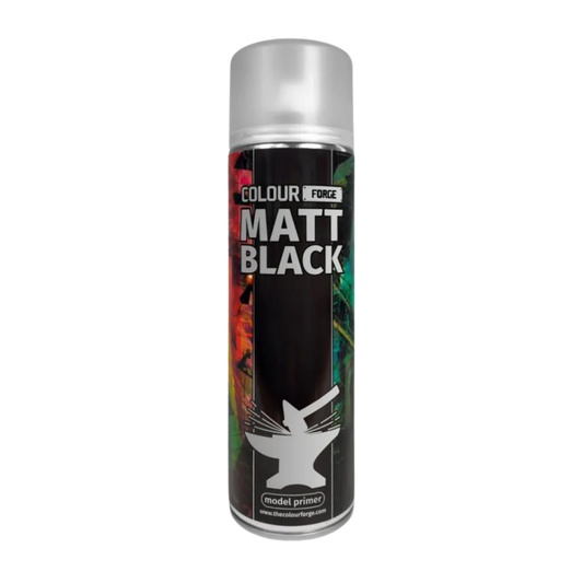 Colour Forge Spray: Matt Black (500ml)-The Colour Forge-Radaddel