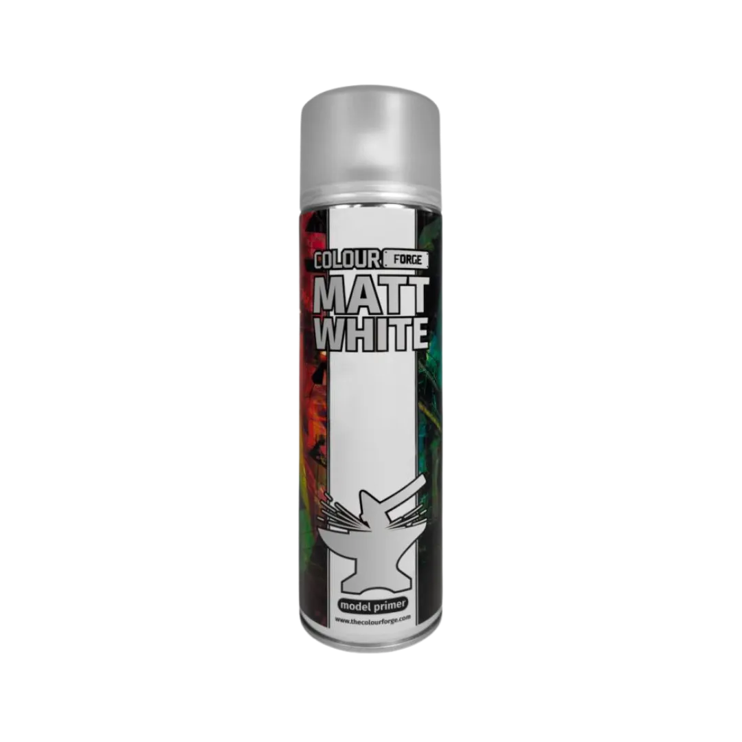 Colour Forge Spray: Matt White (500ml)-The Colour Forge-Radaddel
