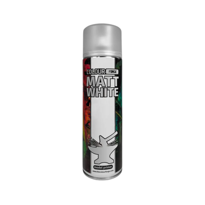 Colour Forge Spray: Matt White (500ml)-The Colour Forge-Radaddel