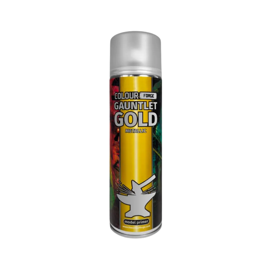 Colour Forge Spray: Gauntlet Gold (500ml)-The Colour Forge-Radaddel
