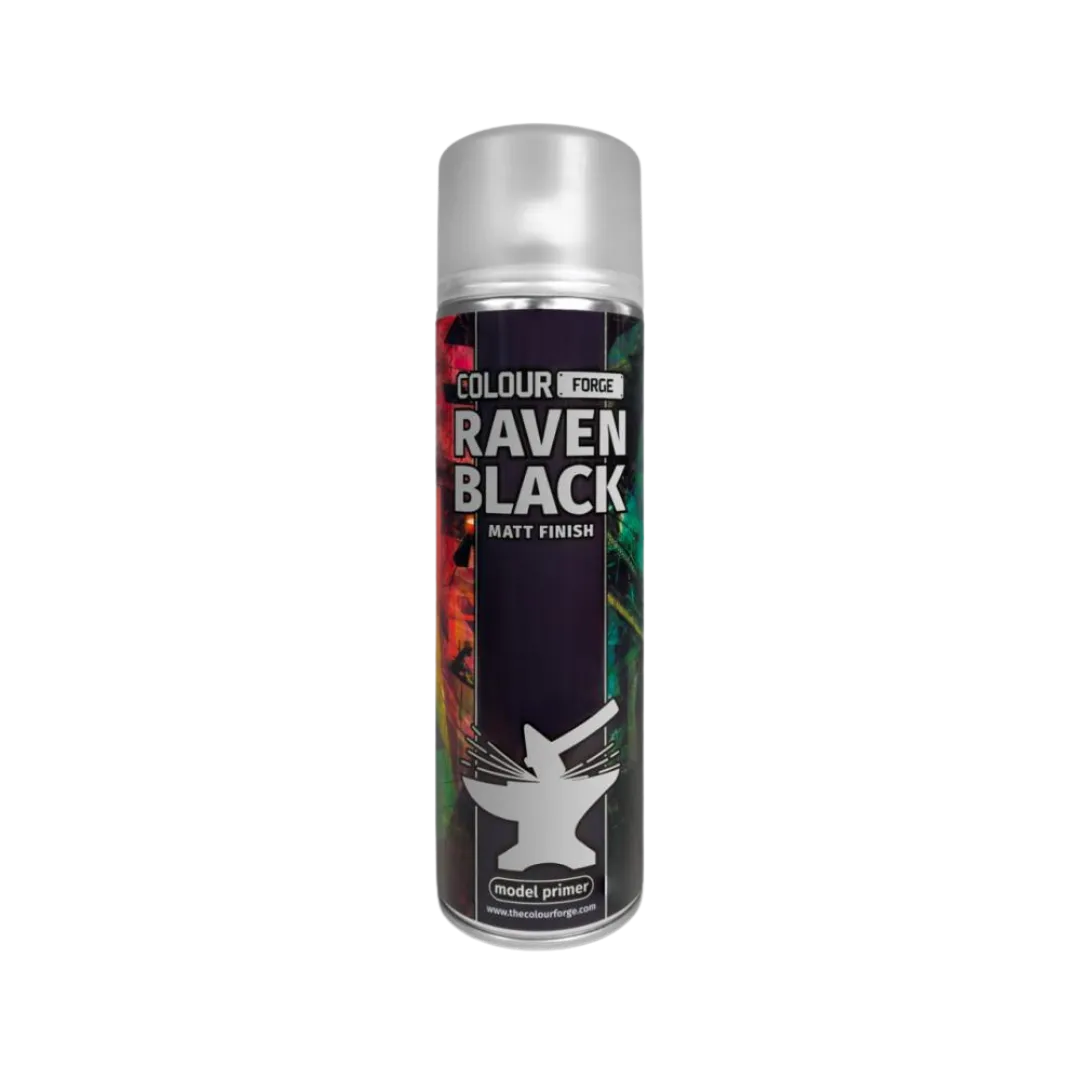 Colour Forge Spray: Raven Black (500ml)-The Colour Forge-Radaddel