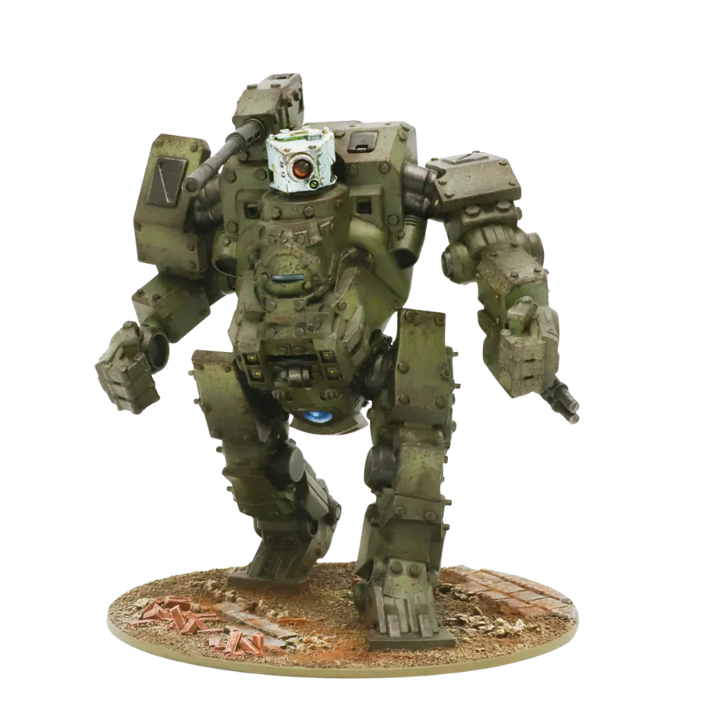 Konflikt '47 Merlin Heavy Walker-Warlord Games-Radaddel