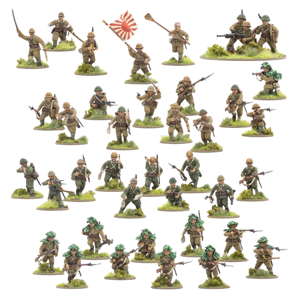 Japanese Army Infantry Platoon-Warlord Games-Radaddel