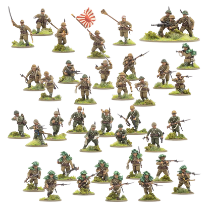 Japanese Army Infantry Platoon-Warlord Games-Radaddel