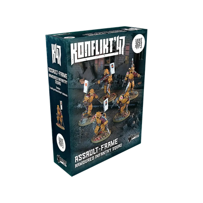 Konflikt '47 Empire of Japan Assault-Frame Armoured Infantry Squad-Warlord Games-Radaddel