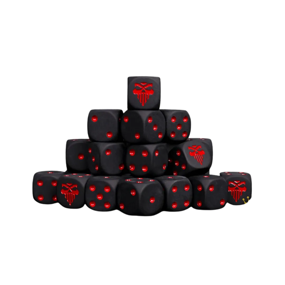 Bloodbound Dice Round 16mm (25 Stück)-Baron of Dice-Radaddel