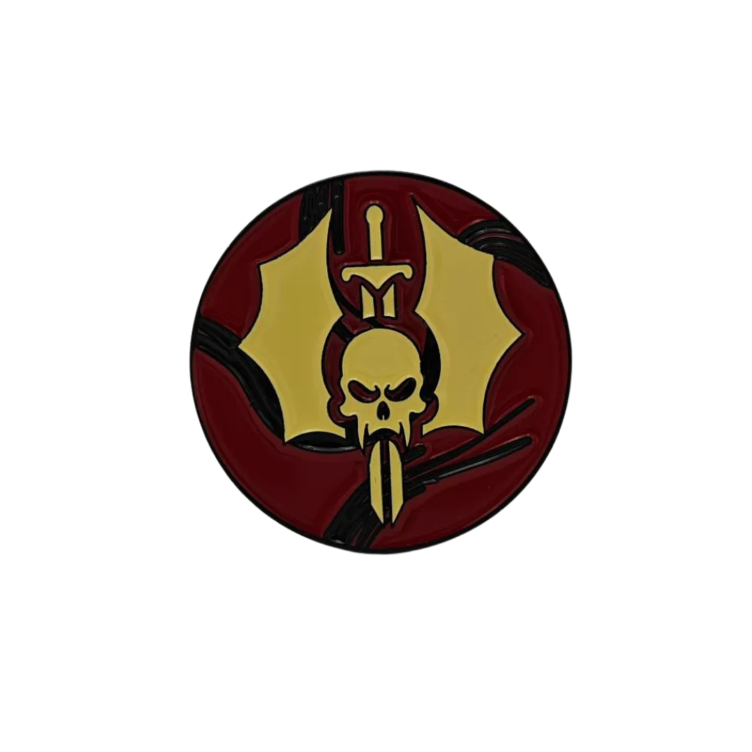 40mm Metal Coin - Cursed Vampire-Baron of Dice-Radaddel