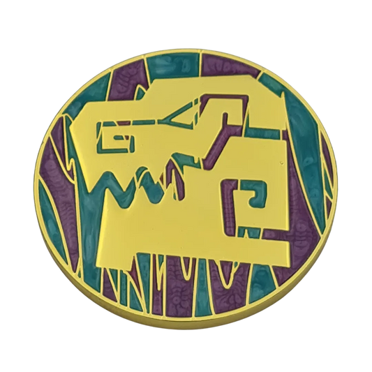 40mm Metal Coin - Aztec Gators-Baron of Dice-Radaddel