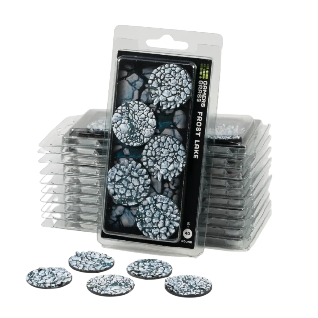 Frost Lake Round 40mm (x5)-Gamers Grass-Radaddel