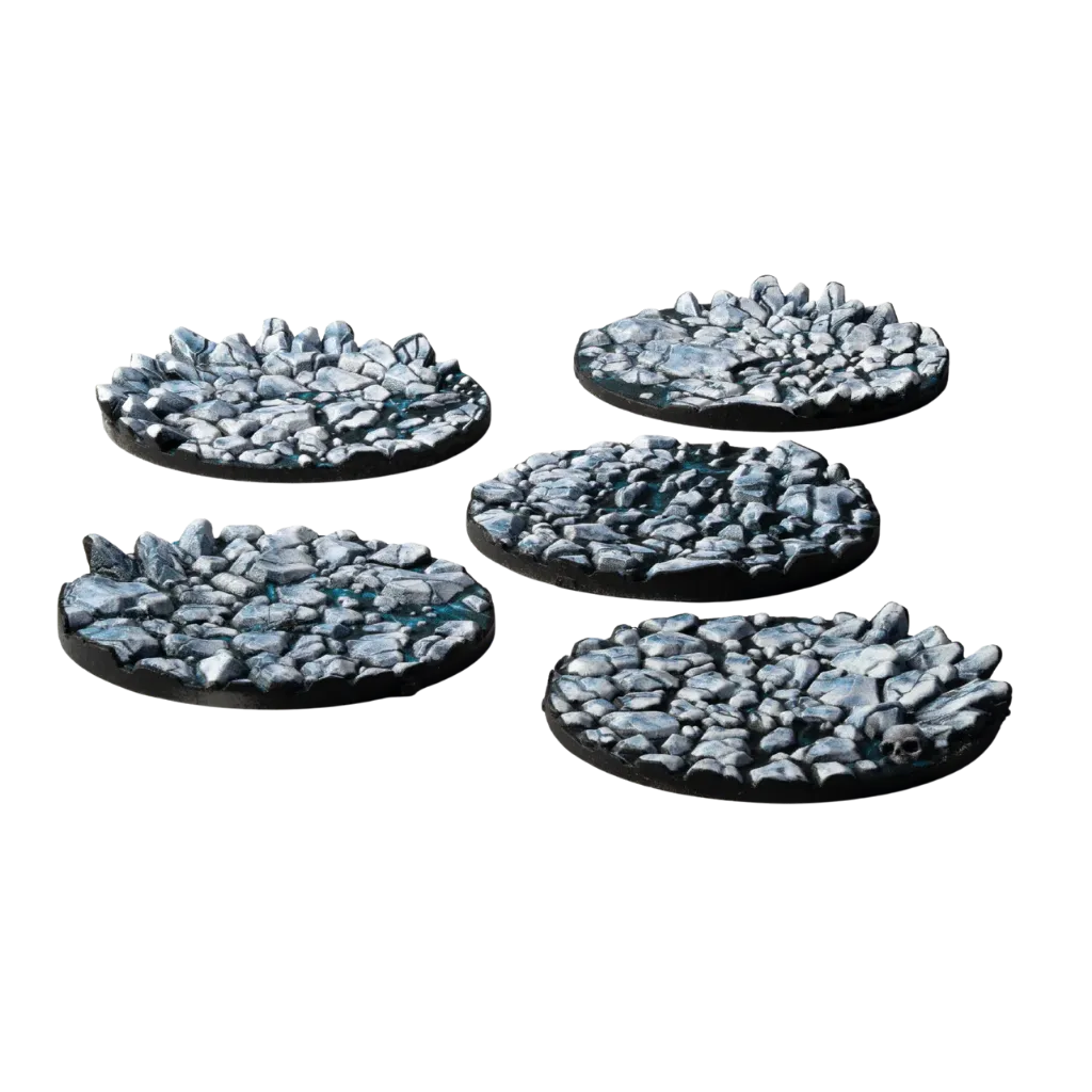 Frost Lake Round 40mm (x5)-Gamers Grass-Radaddel