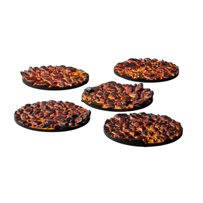 Molten Lava Round 40mm (x5)-Gamers Grass-Radaddel
