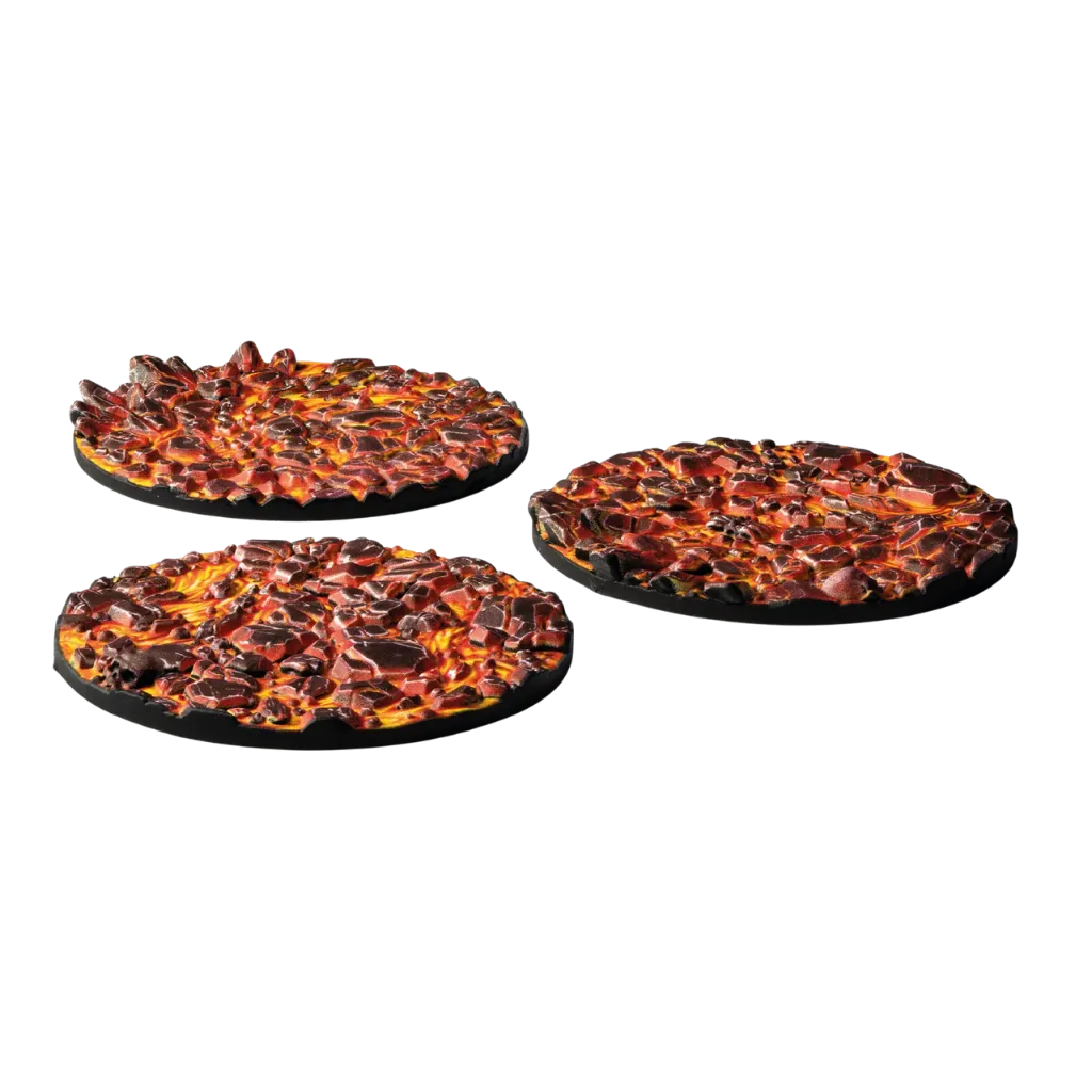 Molten Lava Round 50mm (x3)-Gamers Grass-Radaddel