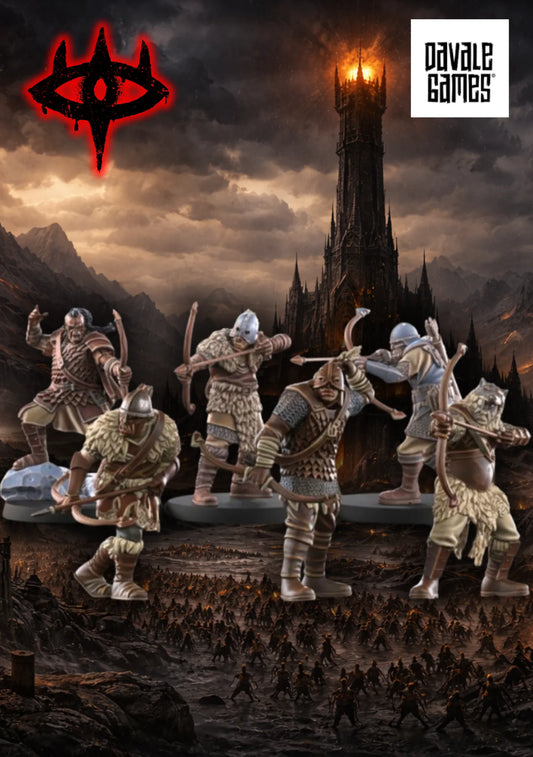 Morlok Orks Bogenschützen (6 Minis)-Pasch Spiele-Radaddel