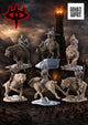 Morlok Orks Wolfreiter (6 Minis)-Pasch Spiele-Radaddel