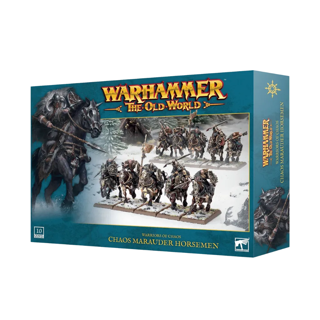 Warriors of Chaos: Chaos Marauder Horsemen-Games Workshop-Radaddel