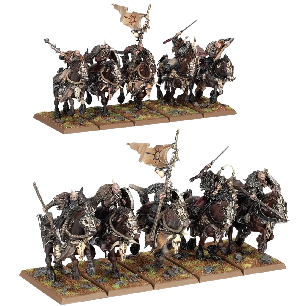 Warriors of Chaos: Chaos Marauder Horsemen-Games Workshop-Radaddel