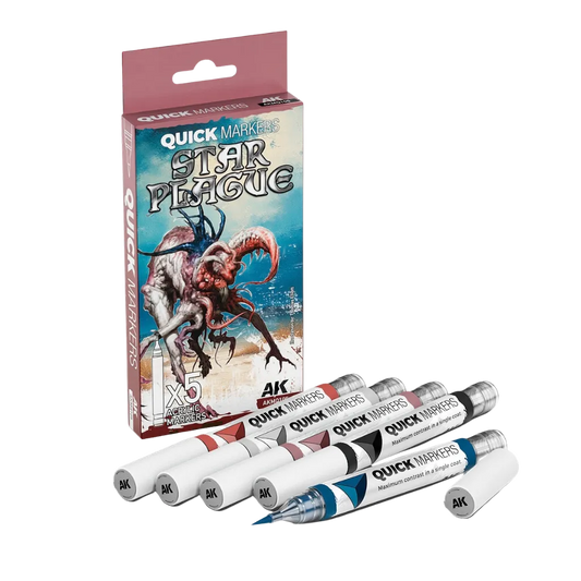 AK Quick Marker Star Plague Set-AK-Interactive-Radaddel
