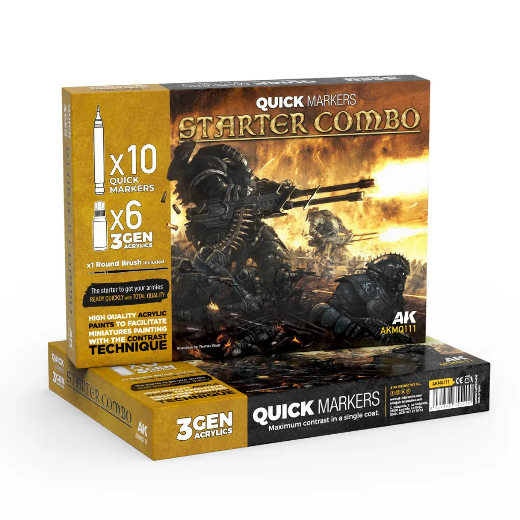 Starter Combo Quick Markers + 3Gen Set-AK-Interactive-Radaddel