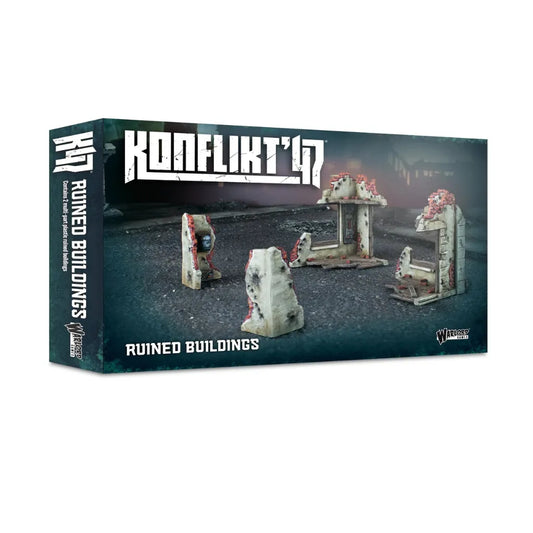 Konflikt '47 Ruined Building-Warlord Games-Radaddel