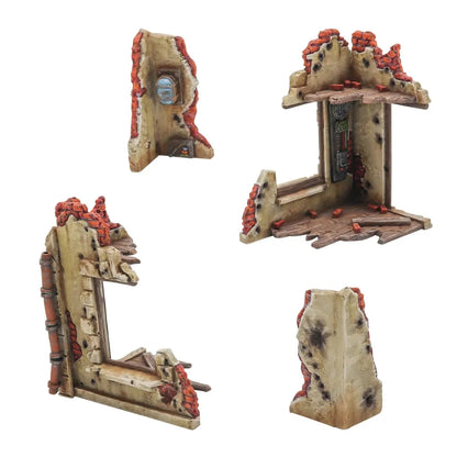 Konflikt '47 Ruined Building-Warlord Games-Radaddel