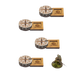 Bolt Action MDF Unit Pin Markers - Great Britain-Warlord Games-Radaddel