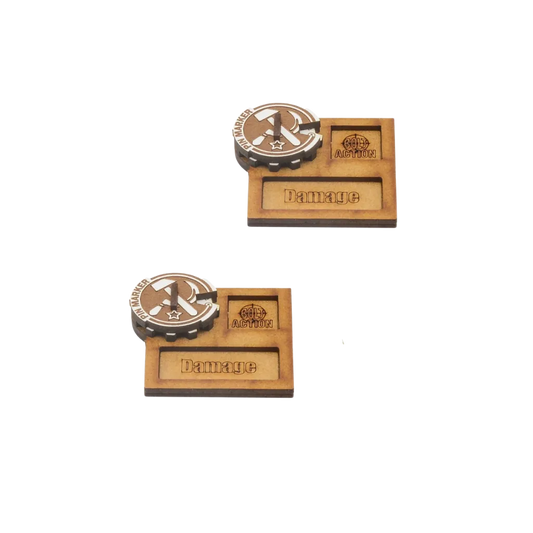 Bolt Action MDF Vehicle Pin Markers - Soviet Union-Warlord Games-Radaddel