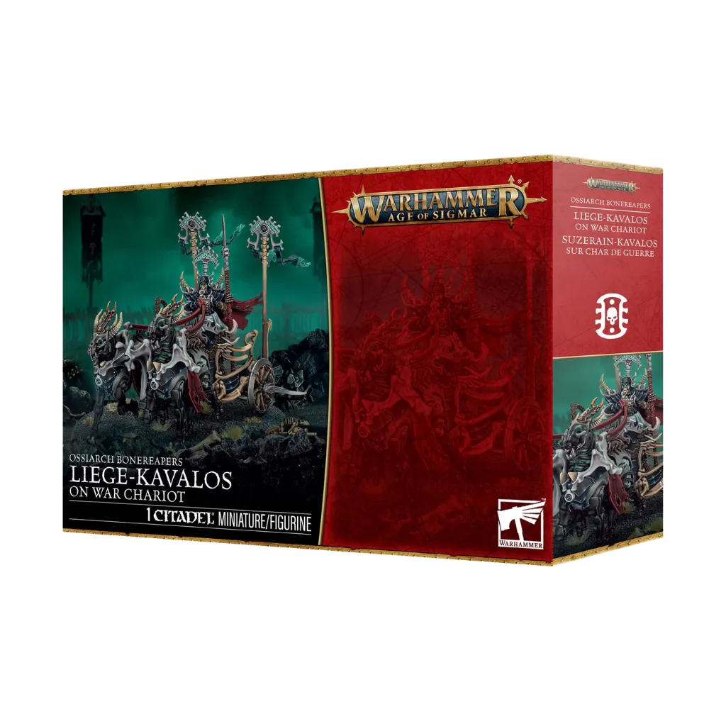 Ossiarch Bonereapers: Liege-Kavalos on War Chariot-Games Workshop-Radaddel
