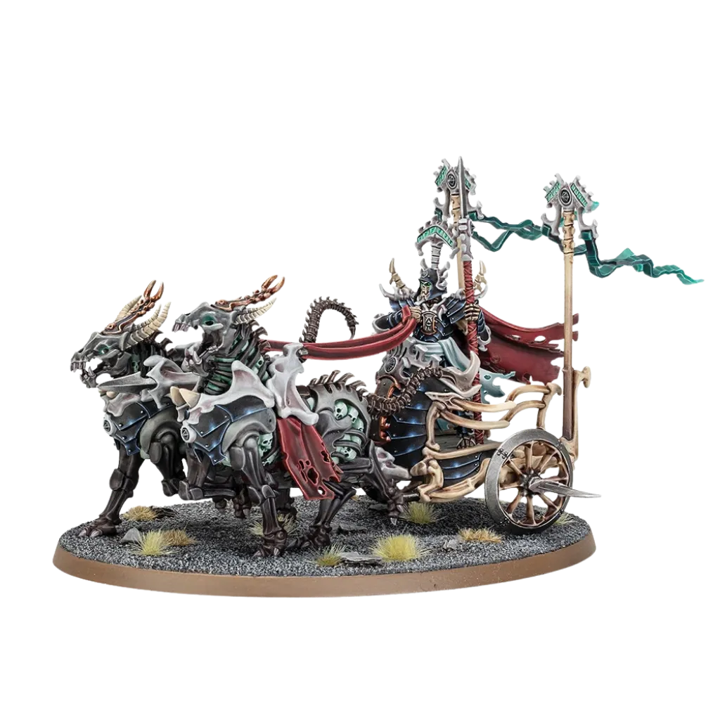 Ossiarch Bonereapers: Liege-Kavalos on War Chariot-Games Workshop-Radaddel