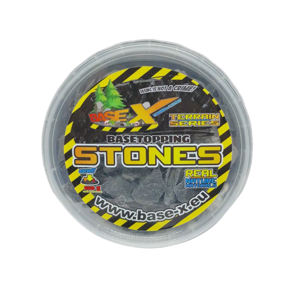 Basetopping: STONES DARK SLATE XXL (150g)-Base X Terrain & Scenery-Radaddel
