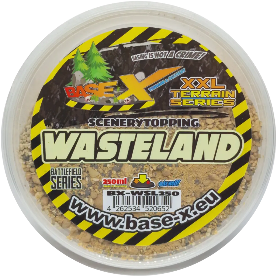 SCENERYTOPPING: WASTELAND (250ml) (battlefield series)-Base X Terrain & Scenery-Radaddel