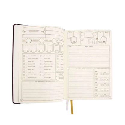 DnD 5e Player Journal - Black-GlassStaff B.V.-Radaddel