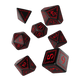 Runic Black & red Dice Set-QW Sp. z o.o. UL-Radaddel