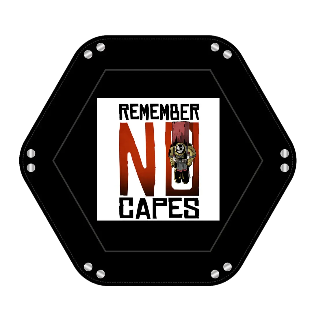 Dice Tray - All Heroes Wear Capes-Baron of Dice-Radaddel