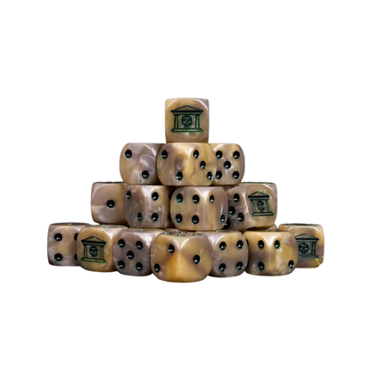 Military Gate Bone Round 16mm (25 Stück)-Baron of Dice-Radaddel
