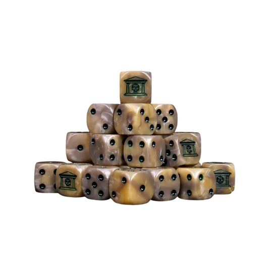 Military Gate Bone Round 16mm (25 Stück)-Baron of Dice-Radaddel