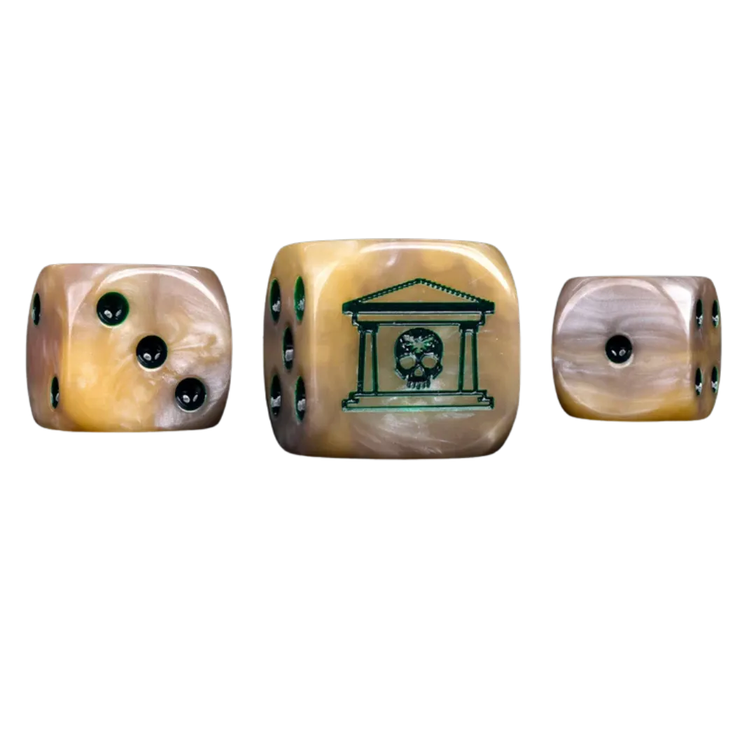 Military Gate Bone Round 16mm (25 Stück)-Baron of Dice-Radaddel