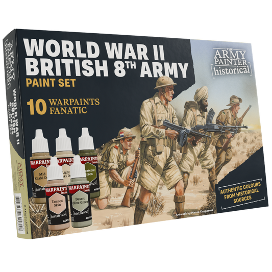 Historical: WWII British 8th Army Paint Set