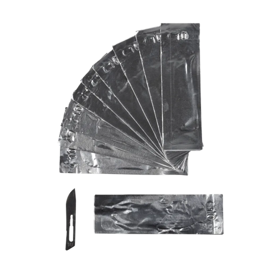 Curved Blades for Scalpel Handle AK9545 (10 pcs.)-AK-Interactive-Radaddel
