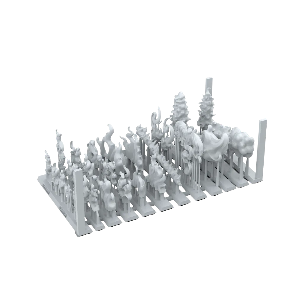 Flame Spell - Basing Bits (28 Teile)-AK-Interactive-Radaddel