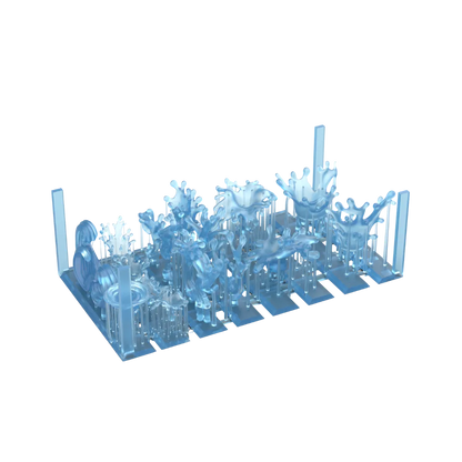 Water Fx - Basing Bits (17 Teile)-AK-Interactive-Radaddel