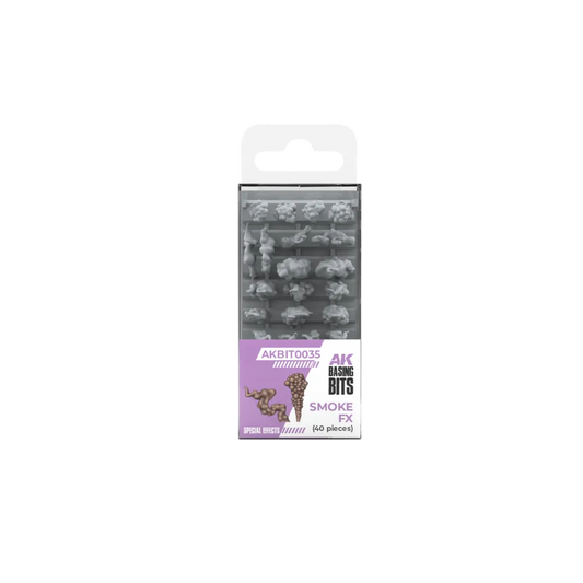 Smoke Fx - Basing Bits (40 Teile)-AK-Interactive-Radaddel