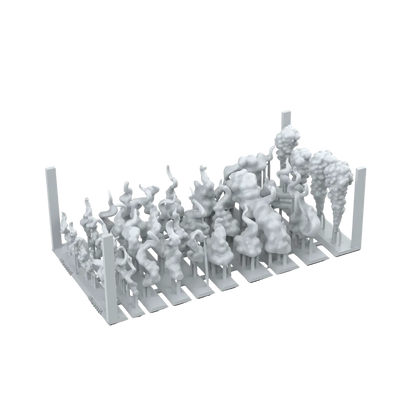 Smoke Fx - Basing Bits (40 Teile)-AK-Interactive-Radaddel