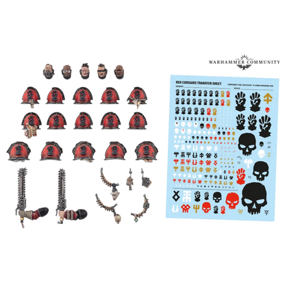 Chaos Space Marines: Red Corsairs Upgrades and Transfers-Games Workshop-Radaddel
