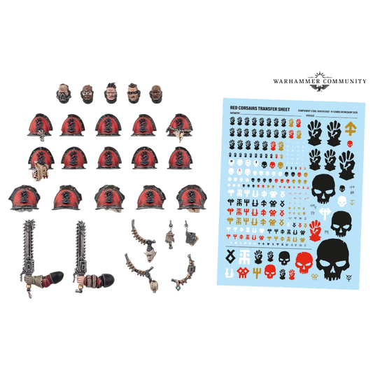 Chaos Space Marines: Red Corsairs Upgrades and Transfers-Games Workshop-Radaddel