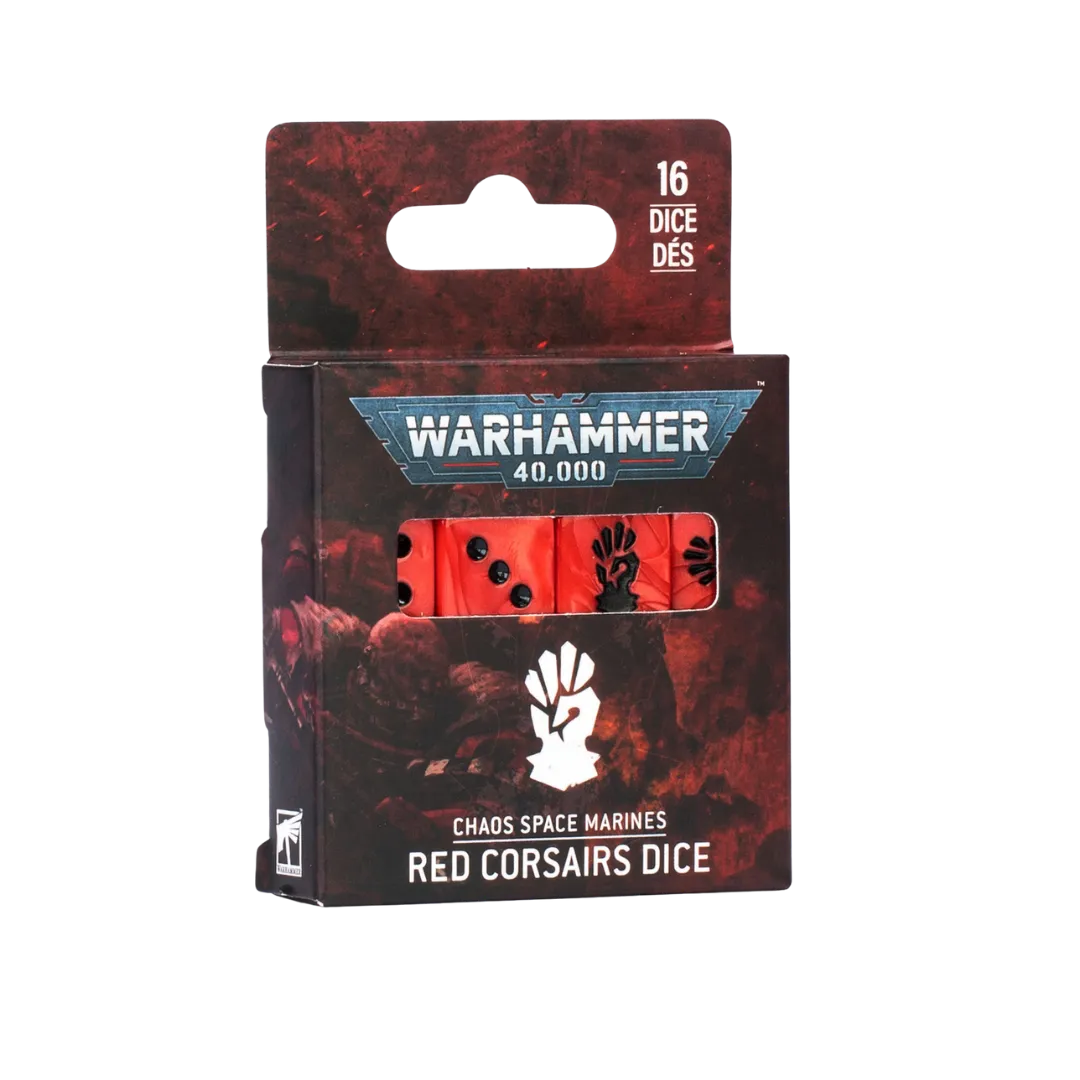 Chaos Space Marines: Red Corsairs Dice-Games Workshop-Radaddel